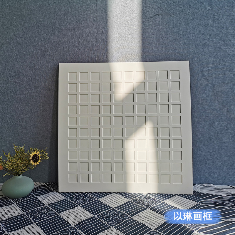以琳多宫格白色卡纸画框路飞卡通头像手绘简笔美术油画棒装裱,家居饰品,相框/画框,淘宝优惠券,粉丝福利购,淘宝优惠卷