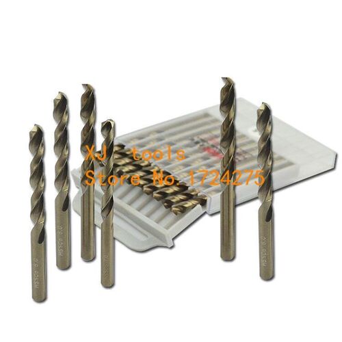 M35 10pcs 1.0mm-8.5mm HSS Hemp Flowers Cobalt Drill Special