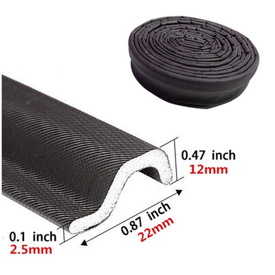 6M Soundproof Foam Sealing Strip S Type for Casement Window