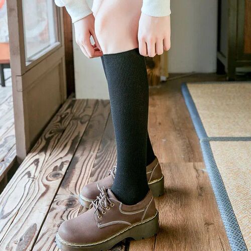 10 Colors Autumn New Womens Socks Cotton Winter Long Socks