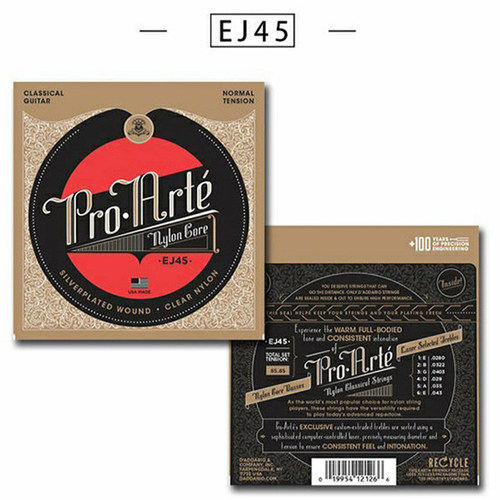 Classical Guitar Strings Nylon Core Silver Plated Copper Wou