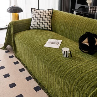 202新款沙发盖布巾四季通用高级感沙发罩一整张全盖毯沙发布垫