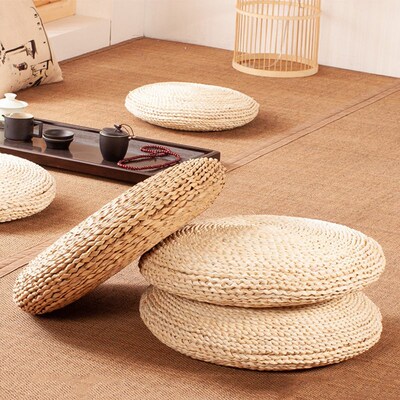 Meditation Group Cushion Rattan Mat Tatami Thickened Rattan