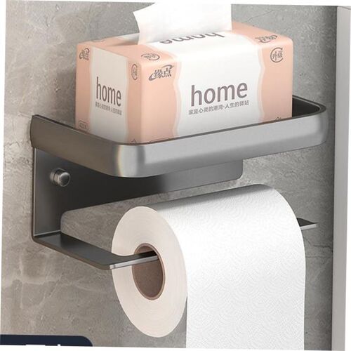 Toilet Tissue Papepr Holder Shelf Bathroom kitchen Towel Rol