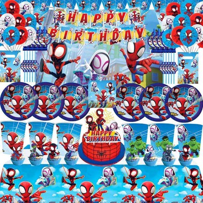 Spidey And His Amazing Friends Party Decoration Supplies Pa2