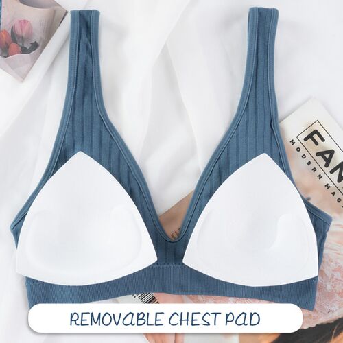 Nursing Bra Seamless Women Pad Materinty Wireless U-Shaped V