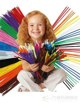 100pcs chenille stems diy materials pipe cleanerV children