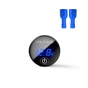 凯威格直流防水电压表5-8V数显电压表车载容量表带触摸开关