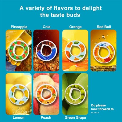 650ml Air Up Flavored Water Bottle 7 Fruit Fragrance Pods Wa