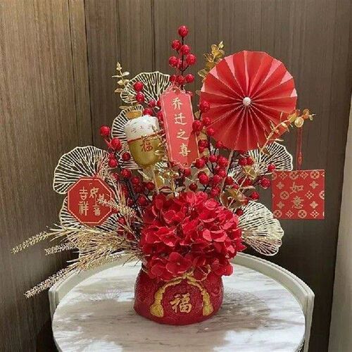 Simulation Wealth Fruit Lucky Bag Ceramic Vase Ornaments