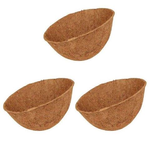 2Pcs Plant Pot Cushion Hanging Coconut Flower Pot Basket