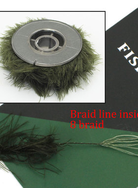 5m Realistic Weed Carp Fishing Line Method Feeder Hair Rigs