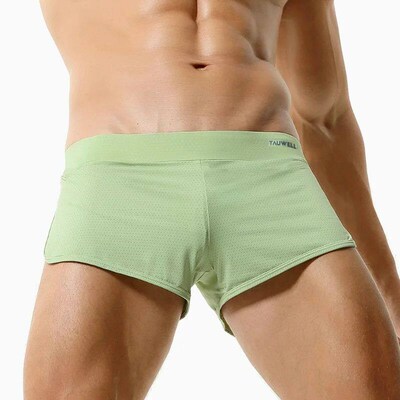 Men Aro Pants String Homme Swimwear Board Shorts Mesh Breath
