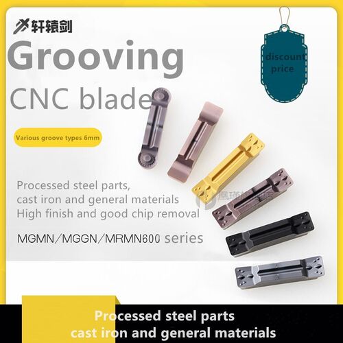 10pcs 6mm precision ground alloy grooving blade MGGN600-JM M