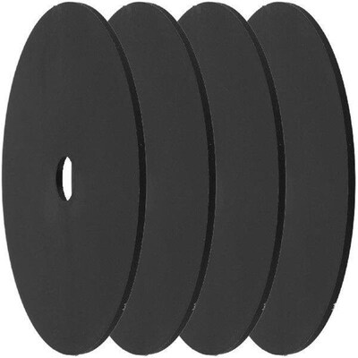 4 Pcs Toilet Brush Accessories Replacement Plates Plastic