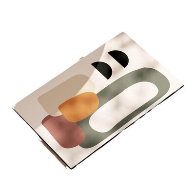Diatomaceous earth water-absorbing mat for bathroom, non-sli