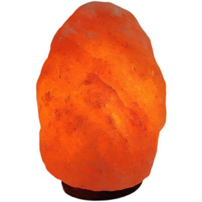 Himalayan crystal salt lamp natural rock lamp bedside lamp