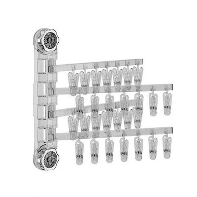 Suction Cup Clothes Hanger No-drill Sock Rack Rotatable