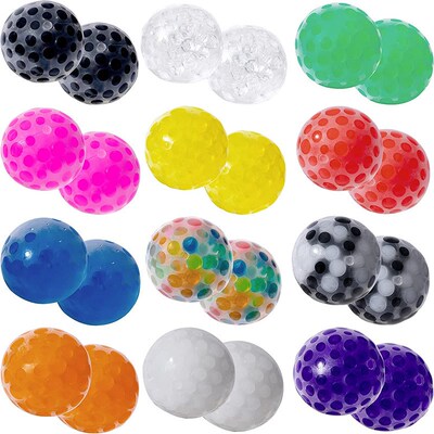 Stress Relief Squeeze Ball TPR Soft Rubber Funny Grape Ball