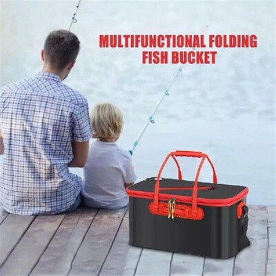 Fish Bucket For Caught Fish Foldable Fish Bucket