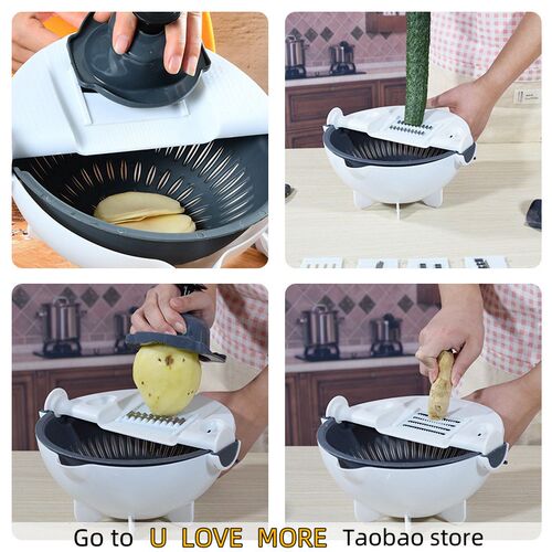 Kitchen Magic Multifunctional Rotate Vegetable Cutter With