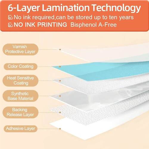 690pcs 3 Rolls Label er for  M110 M200 M220 Self-Adhesive Di