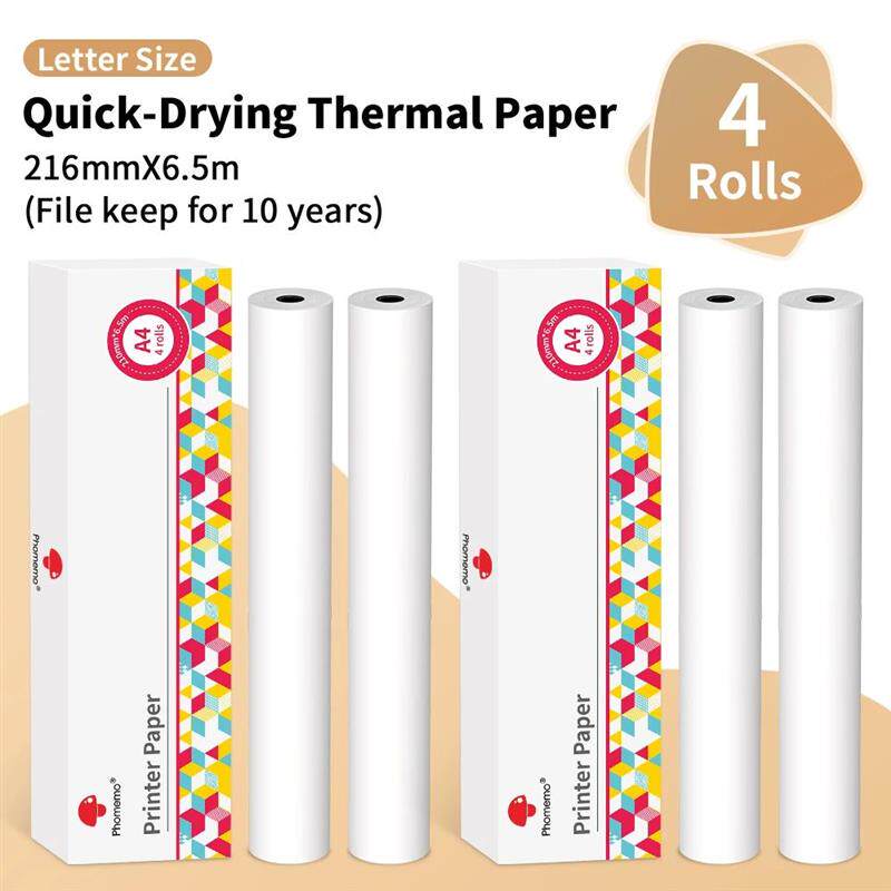 A4 Thermal Paper M832 Printer Quick-dry Thermal Paper Docume - 实物图