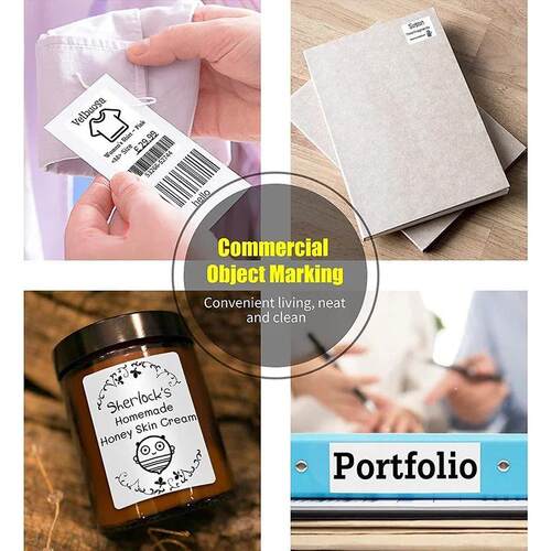 30-50mm Niimbot B21 B1 B3S Printer Label Paper Roll White er