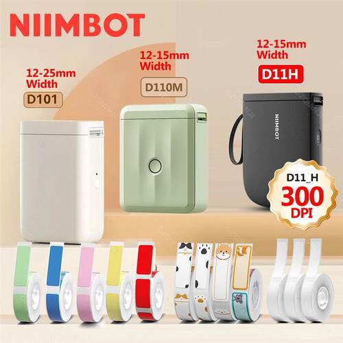 Niimbot New D11 D110 Mini Portable Thermal Printer Self-adhe