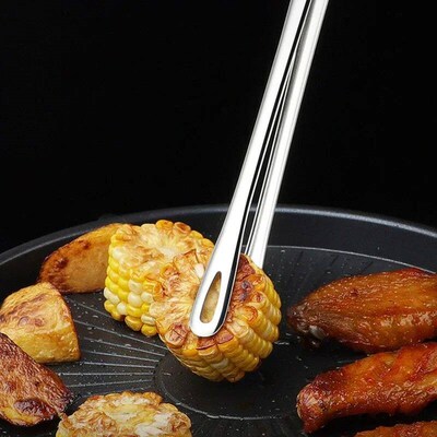 Kitchen Tongs Barbecue Grill Tongs Cooking Tweezers Stainles
