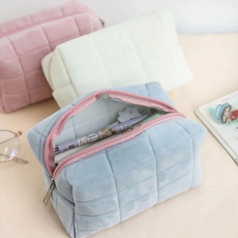 Kawaii Pencil Case Pillow Large Capacity Cosmetic Bag Cute B图片