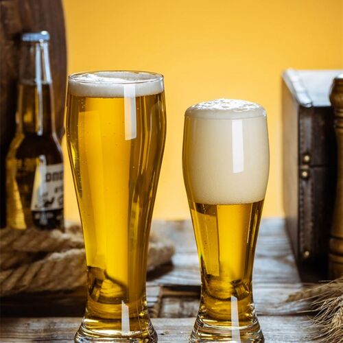 Large crystal edinger beer glass high-grade wheat cup large