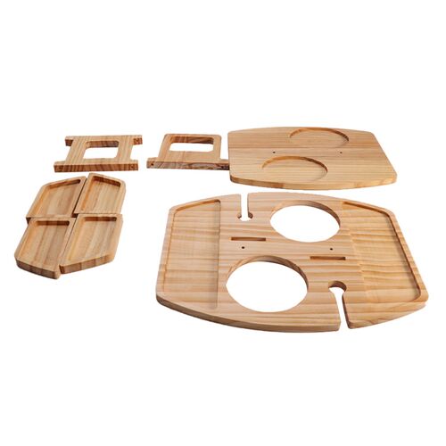 Wine Rack Lightweight Garden Wooden Picnic Table Outdoor Cam