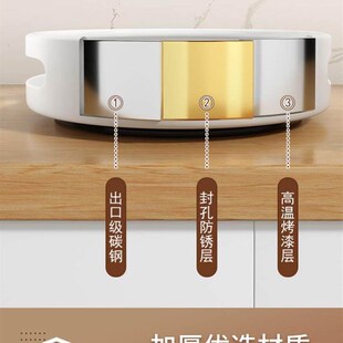 Revolving seasoning box shelf receive box kitchen corner