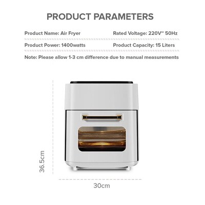 220V 110V 15L air 空气炸锅 fryer English microwave No fumes