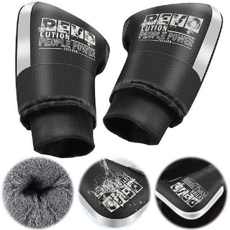Motorcycle Handlebar Muffs Windproof Winter Snowmobile - 实物图
