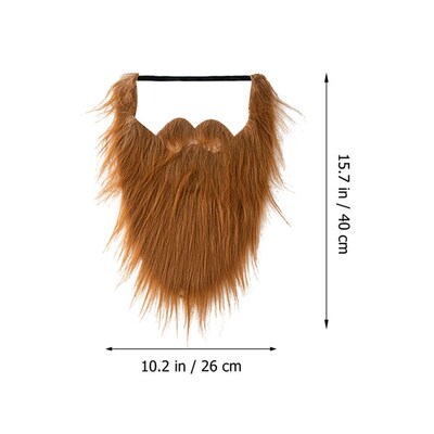 Fake Beard Fancy Dress Halloween Costume Party Facial Hair M