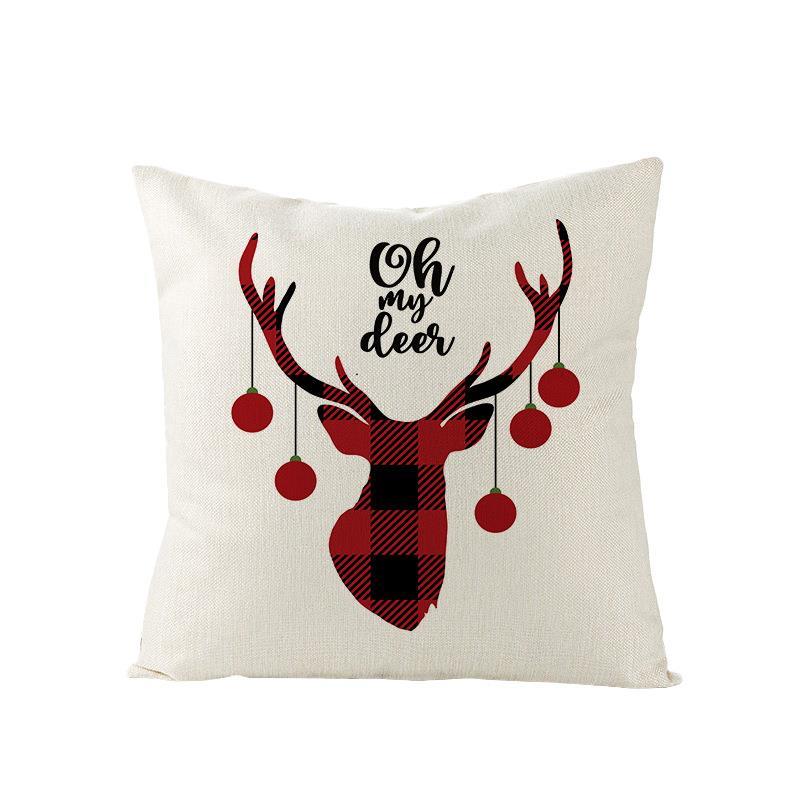 Christmas Decoration Cover 45*45cm Pillowcase Sofa Cushions图片