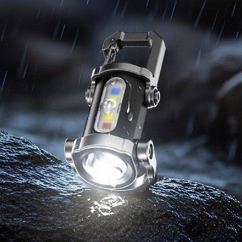 COB LED Keychain Flashlight Multifunctional Portable图片