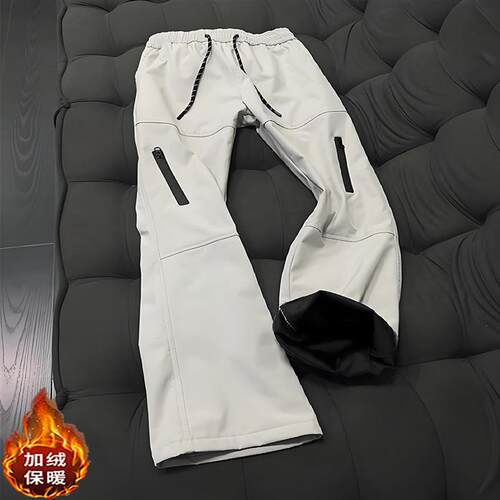 Men Winter Pants 加绒冲锋裤冬季防寒工装裤户外滑雪登山长裤