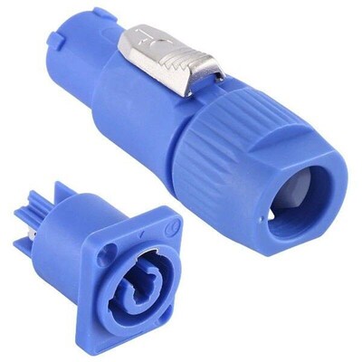 1 set PowerCON Type A NAC3FCA+NAC3MPA-1 Chassis Plug Panel