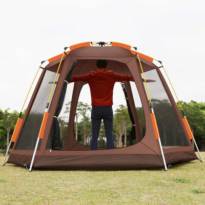 Outdoor tent 3-4 people 5-8 people full-automatic family rai