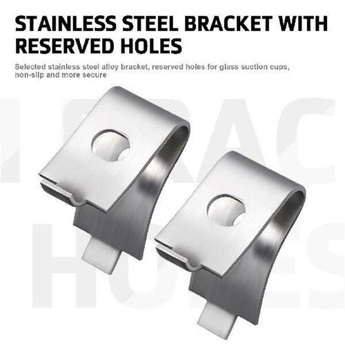 50 Pcs Partition Bracket Replacement Shelf Square Buckles