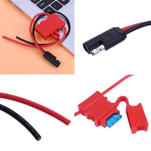 Power Cable For Mobile Radio CDM1250 GM360 CM140 With Fuse