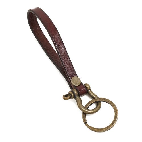 Creative Retro Leather Keychain Personalized Car Key Pendant