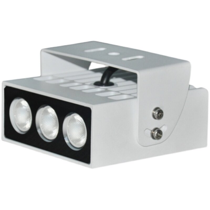 卡口摄像机LED白光灯 雪亮工程吊装补光灯道路监控护罩机辅助光源