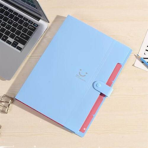 punched folder A4 paper binder ring file活页文件夹5 floors0