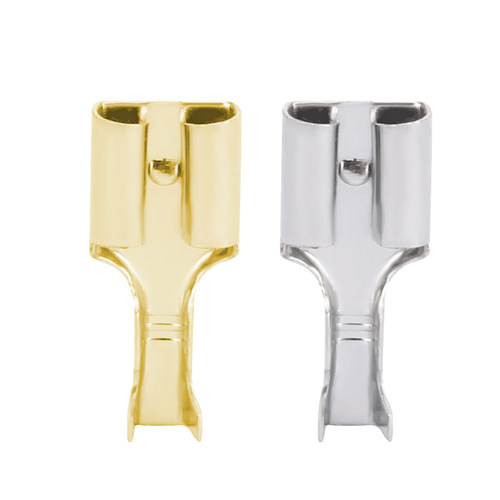 插拔式冷压接线端子铜接插件.3插簧平面带点0插簧铜鼻子2000只