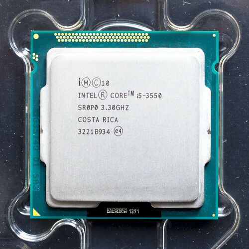 Core i5 3550 Processor Quad-Core 3.3Ghz 77W Socket LGA 1155