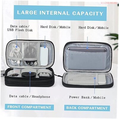 NEW Travel Organizer Bag Cable Storage Organizers Pouch Carr
